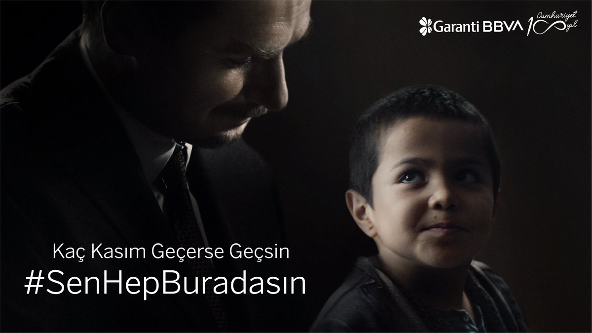 Garanti Bankası'nın 10 Kasım tanıtımı... Gel de göz yaşlarına hakim ol