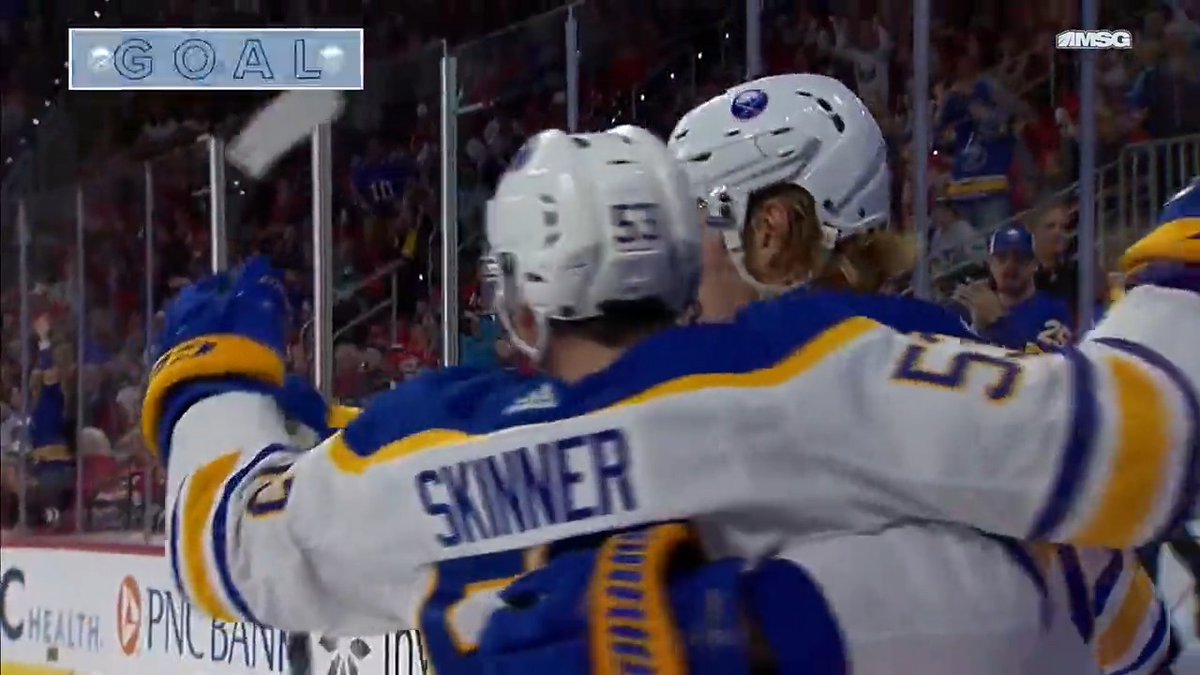 Ras ties it up on the power play!! 👏 #LetsGoBuffalo