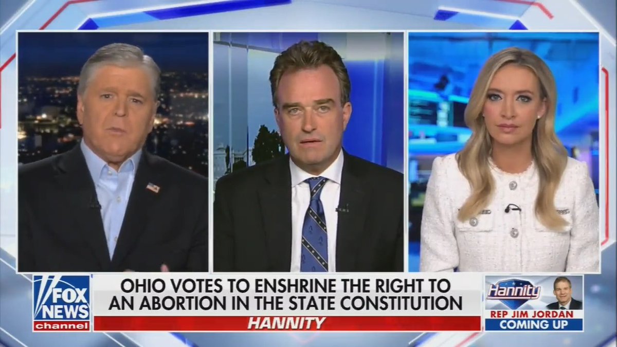 Fox News’ Sean Hannity: “Democrats are trying to scare women into thinking Republicans don’t want abortion legal under any circumstances.”