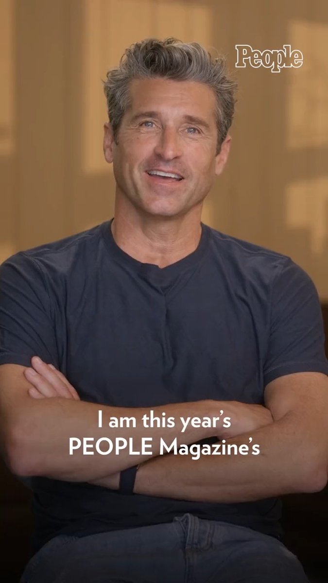 It’s about time! Patrick Dempsey has been waiting for this moment. #SexiestManAlive