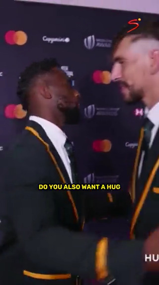 Siya and Eben 🥺 We challenge you to name a more iconic duo in rugby right now 🫂 #StrongerTogether
