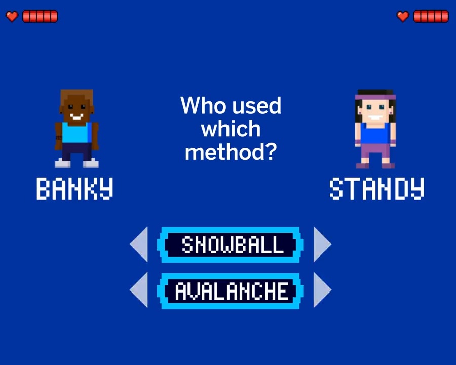Two methods, one goal! Standy wants to make smaller payments, Banky prefers paying a bit more towards their debt. Using #SBLovesSummer💙, comment below with the method each one ends up using considering what they prefer, & you could win R5000. T&Cs apply