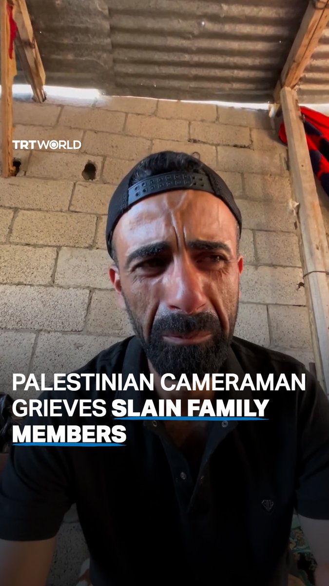 “We had dreams. My children had dreams.” Palestinian cameraman Mohammed Alaloul mourns the deaths of his four children and numerous family members, all killed in an Israeli air strike in Palestine’s Gaza