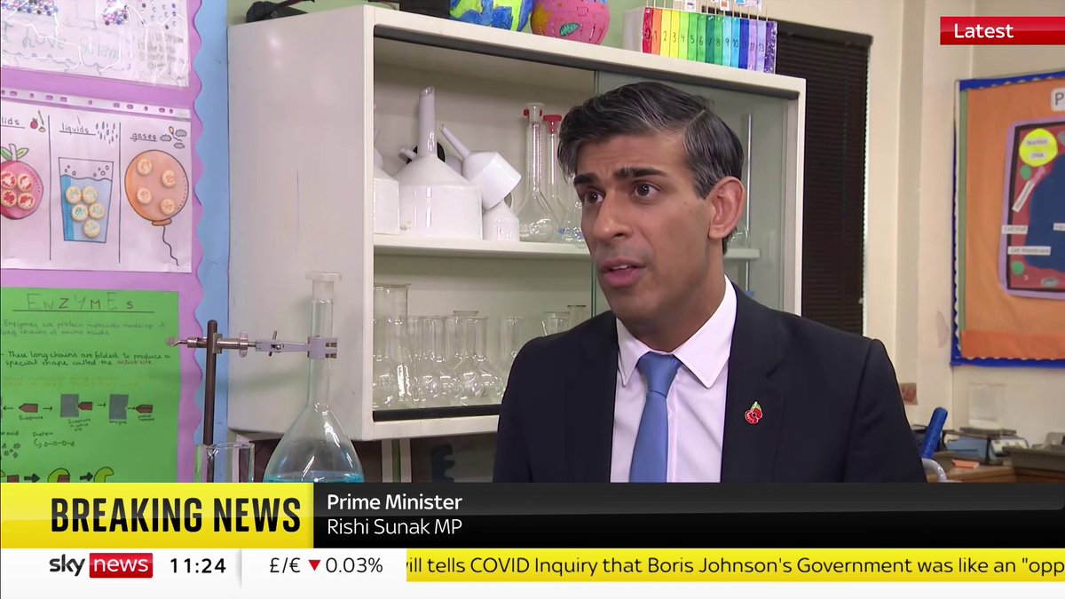 "My view is that these marches are disrespectful." Prime Minister Rishi Sunak says he will hold the chief of the Met Police "accountable" for allowing a pro-Palestinian demonstration to go ahead on Armistice Day. Latest: 📺 Sky 501, Virgin 602 and YT