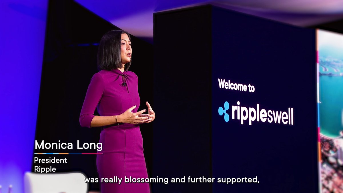Moments ago Monica Long kicked off our 7th annual #RippleSwell in Dubai