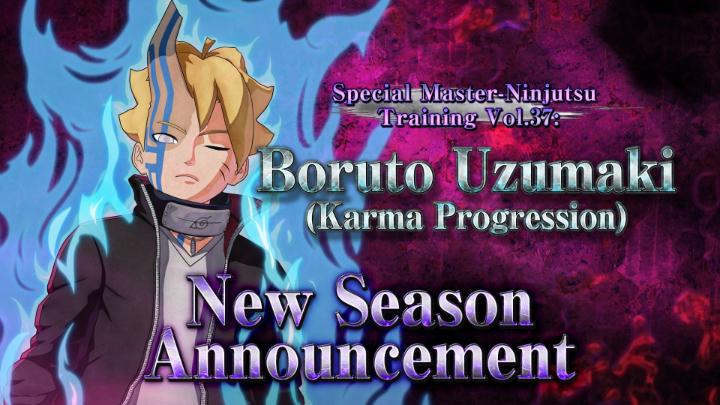 Season Pass 7 descends on #SHINOBISTRIKER! DLC37 "Boruto Uzumaki (Karma Progression)" will be available November 10th! Boruto, displaying incredible power with his consciousness taken over by Momoshiki Otsusuki, will become your master! #NTBSS
