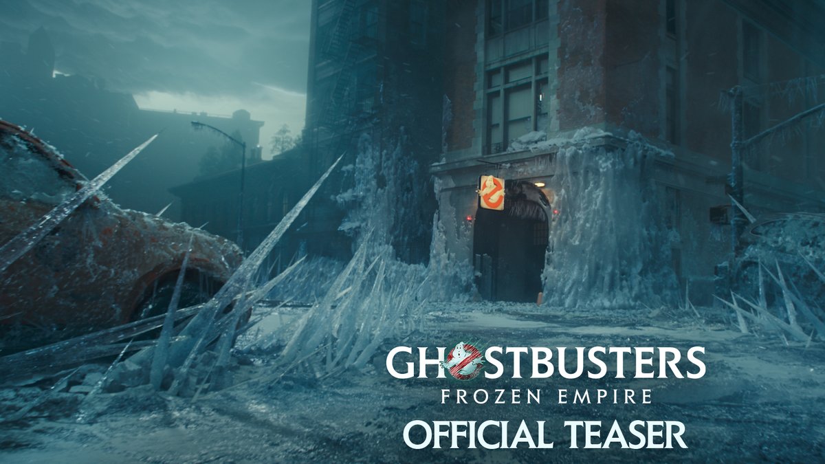 The first trailer for ‘GHOSTBUSTERS: FROZEN EMPIRE’ has been released. In theaters on March 29.