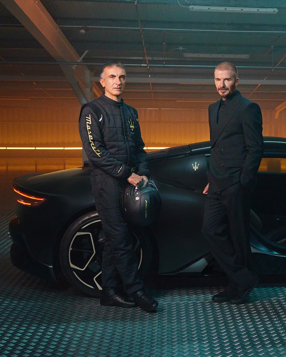Born on the track, crafted for the darkest night. MC20 Notte, a special #MaseratiFuoriserie creation. 50 exemplars only. Feat: David Beckham Andrea Bertolini #Maserati #MaseratiMC20