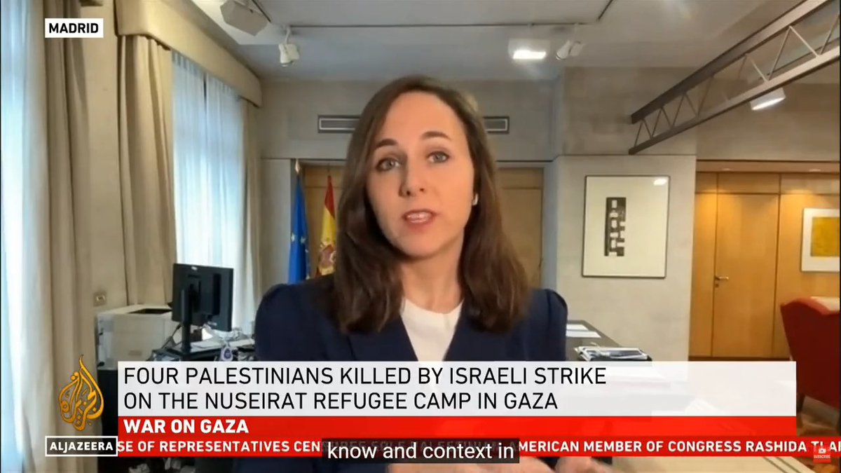 Today I was able to talk about the planned genocide that the State of Israel is carrying out against the Palestinian people and the measures that must be taken to stop it on Al Jazeera.