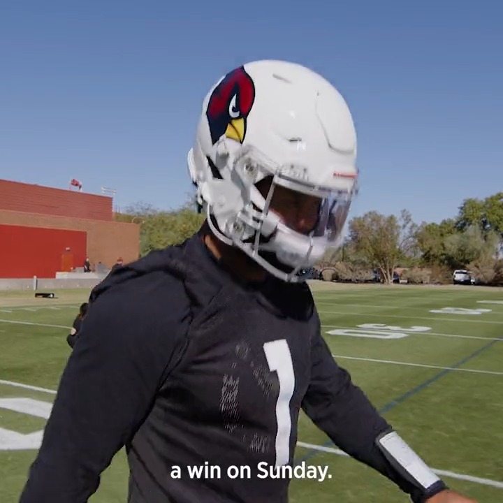 One goal: win on Sunday Kyler Murray 🫡