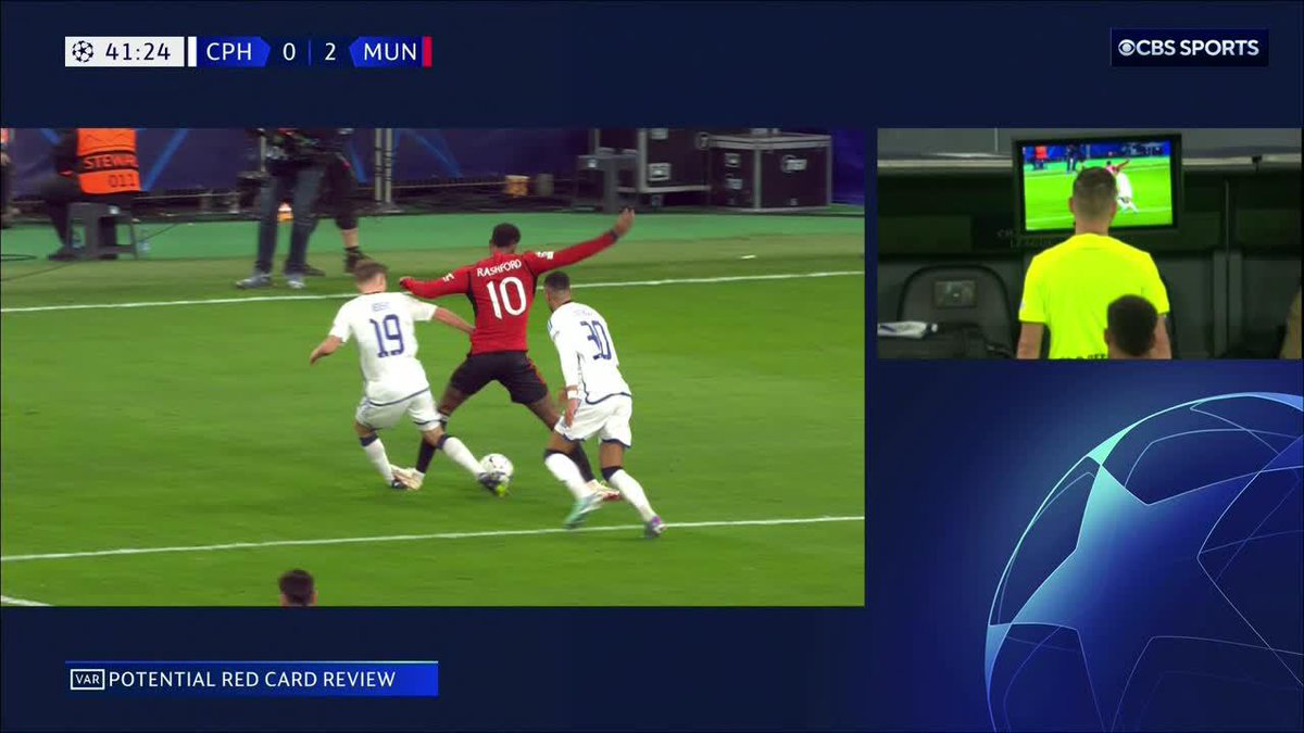 MARCUS RASHFORD RED CARD 🟥 Was this the right call?