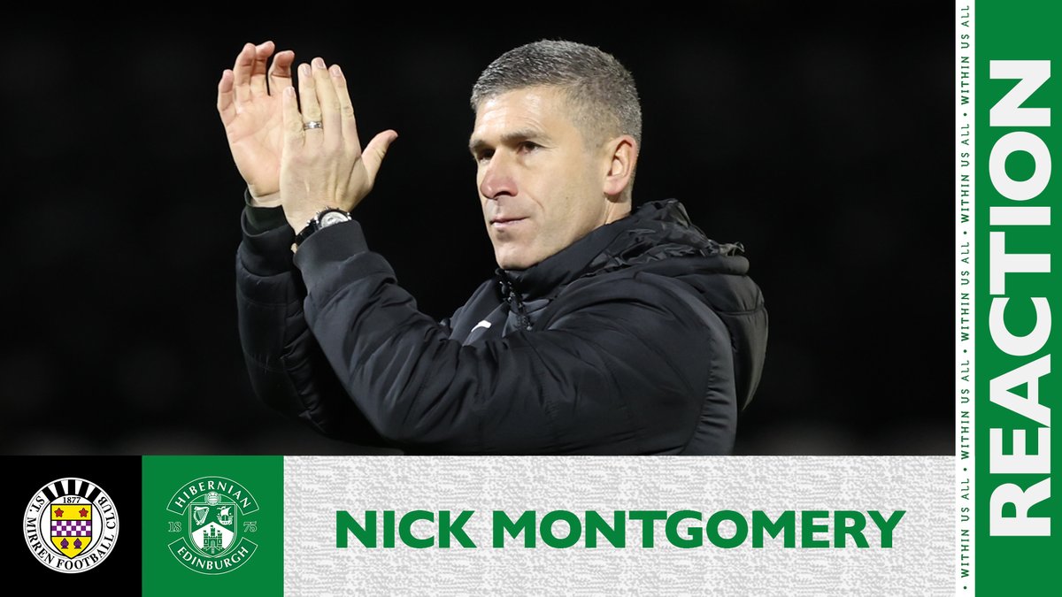 Nick Montgomery shares his thoughts on tonight's draw between St Mirren and Hibs.