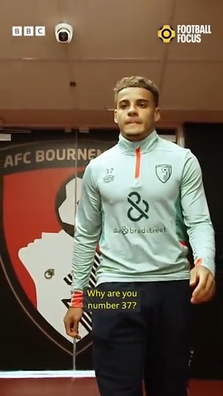 This is the reason why Max Aarons wears the number 37 at AFC Bournemouth ๐ ๐ #FootballFocus #BBCFootball