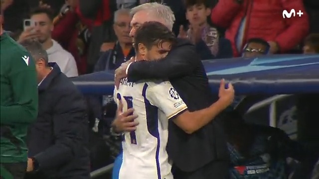 ๐ต๐ ๐๐ ๐๐ ๐๐๐๐๐๐ ๐๐๐๐๐๐๐๐๐๐... Brahim โค๏ธ Carlo Ancelotti #LaCasaDelFรบtbol #UCL