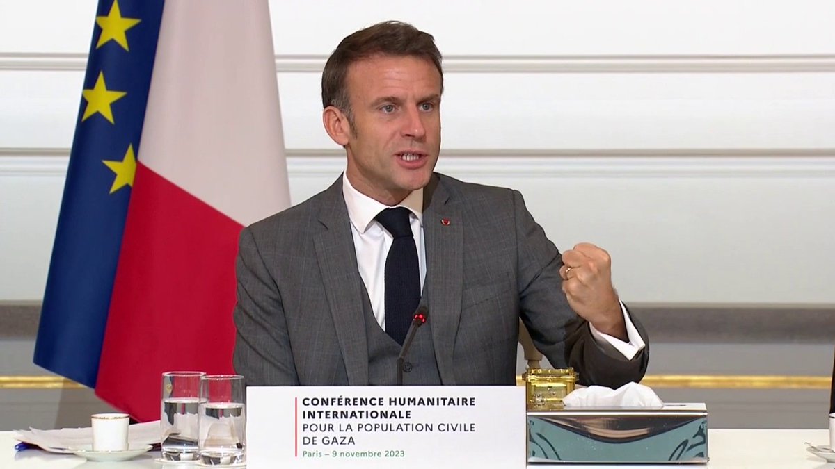 🇫🇷🇵🇸 FLASH | La #France va porter à 100 millions d'euros son aide à la population de #Gaza, à annoncé Emmanuel #Macron.