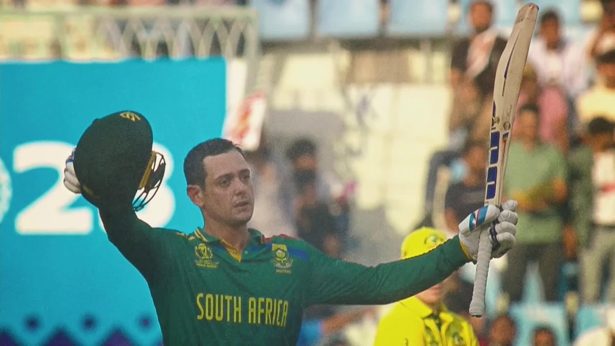 Quinton de Kock has been lighting up the #CWC23 and we love to see it 🔥❤️ #BePartOfIt