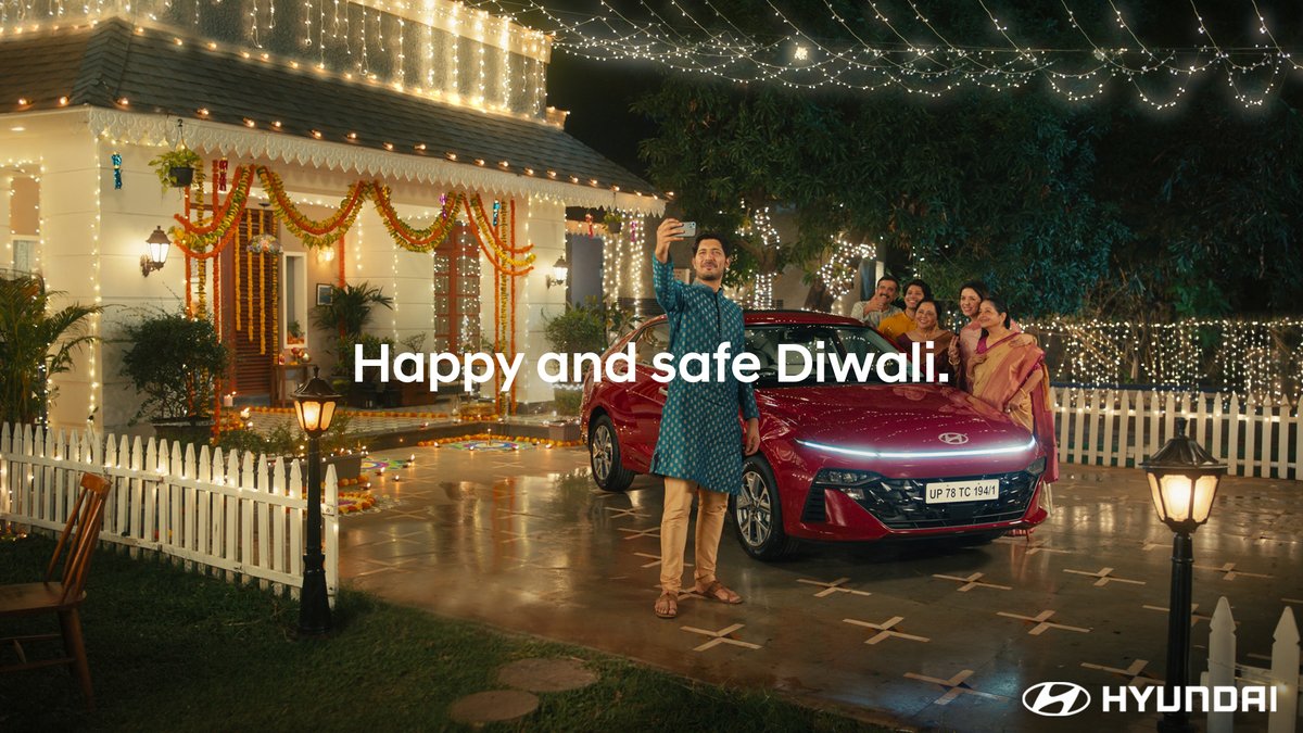Iss Diwali safety chuno, apne liye, apnon ke liye. #Hyundai #HyundaiIndia #HappyDiwali #Safetyforall #6haitohsafehai #ILoveHyundai