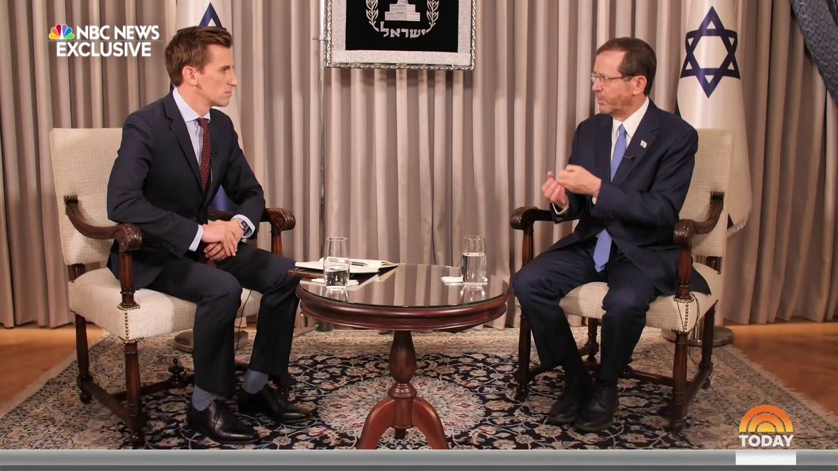 In an NBC News exclusive, Israel President Isaac Herzog sits down with Raf Sanchez and opens up about negotiations to free hostages held by Hamas.