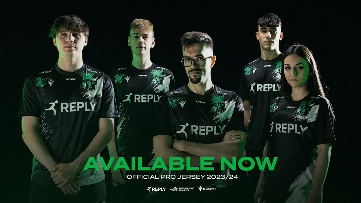 Embrace our colors. Reply Totem official Pro Jersey 2023/24 is available NOW! 🟢 🛒