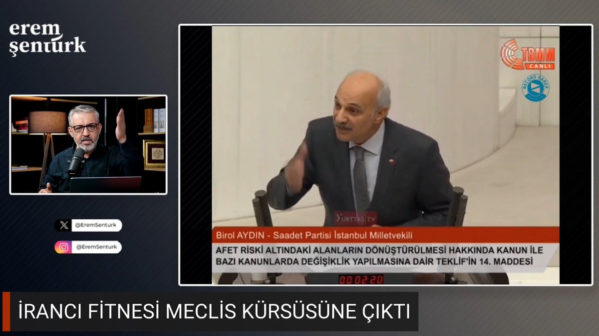 İran'cı Fitnesi Meclis Kürsüsüne Çıktı