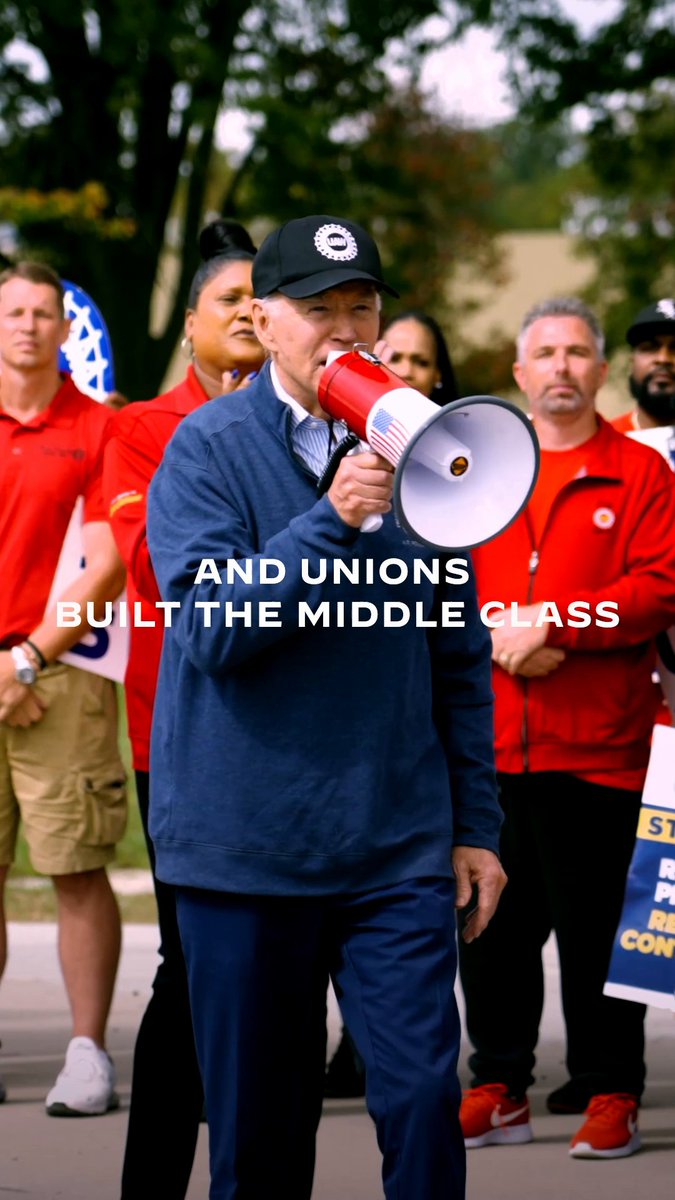 The most pro-union President in American history. And proud of it.
