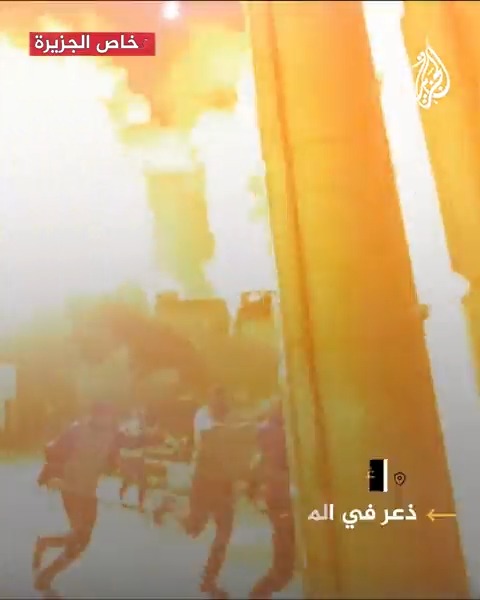 ذعر في محيط المستشفى الإندونيسي إثر قصف إسرائيلي عنيف وانفجارات كثيفة