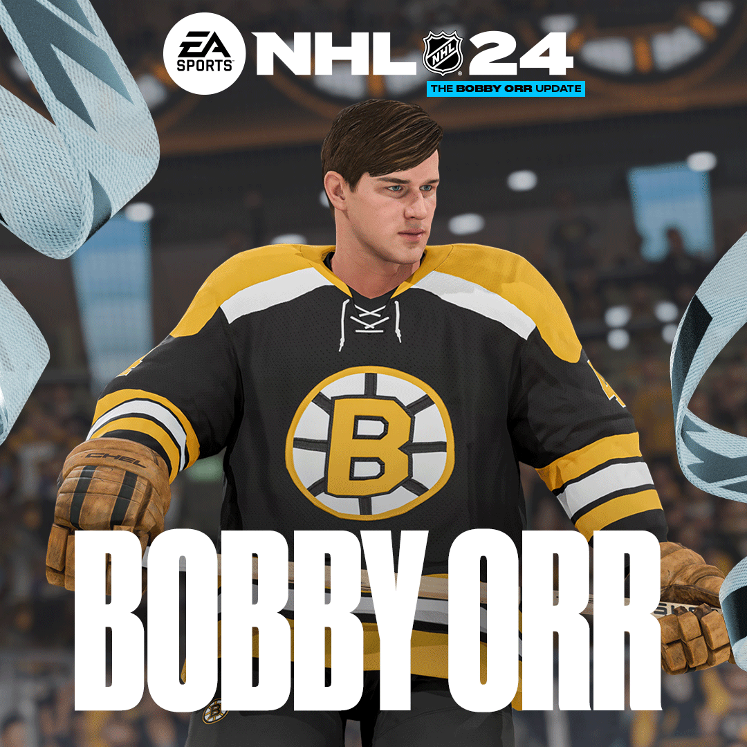 A Legend is here.... NHL Defenseman Bobby Orr is now in #NHL24 🙌