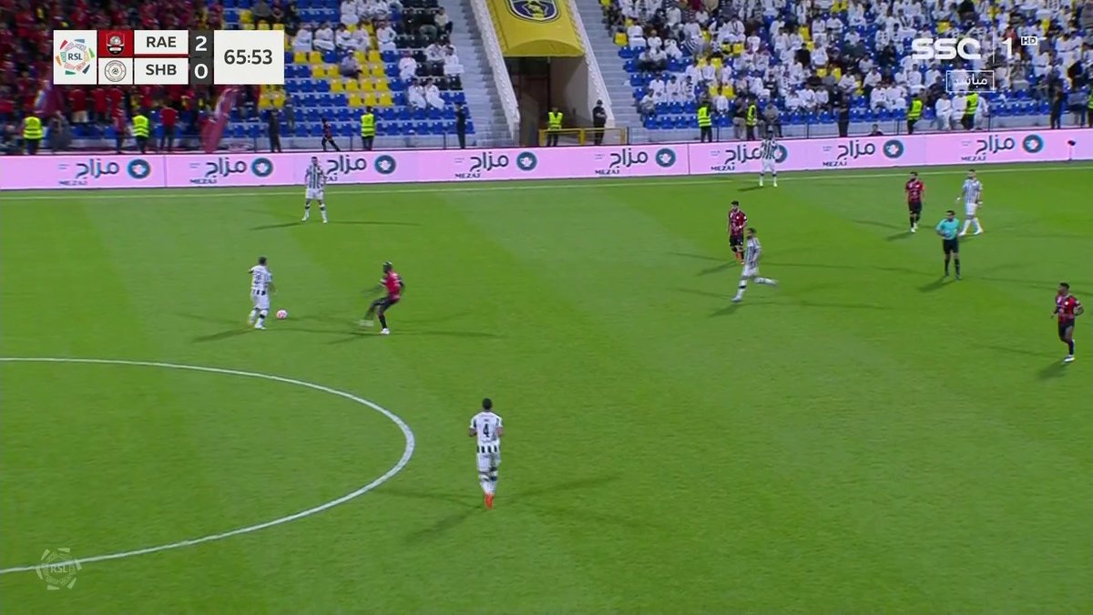 رومان سايس يقلص الفارق للشباب 🔥⚽ الرائد 2 - 1الشباب #دوري_روشن_السعودي ⁧#الرائد_الشباب| ⁦#SSC