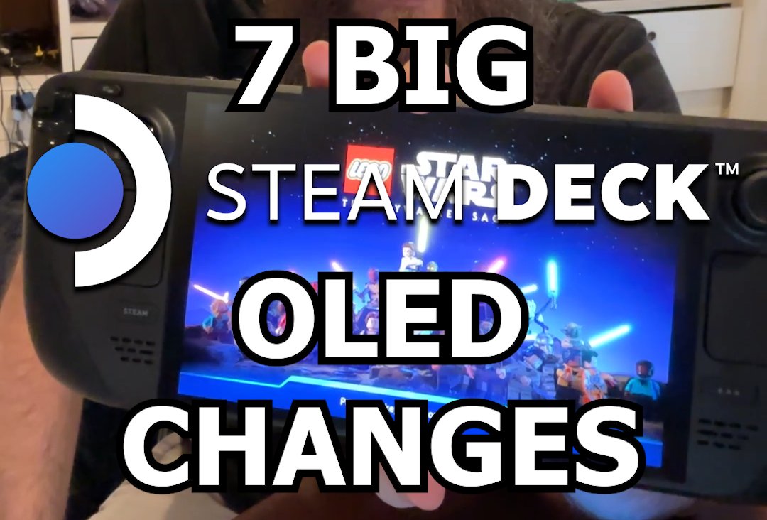 THE STEAM DECK OLED IS HERE! Our friends at Valve invited us out to take a look at the updated model, and Dan brought one home to do a bite-sized breakdown just for you. Check out the full-length YouTube video from the trip linked below! ⬇️