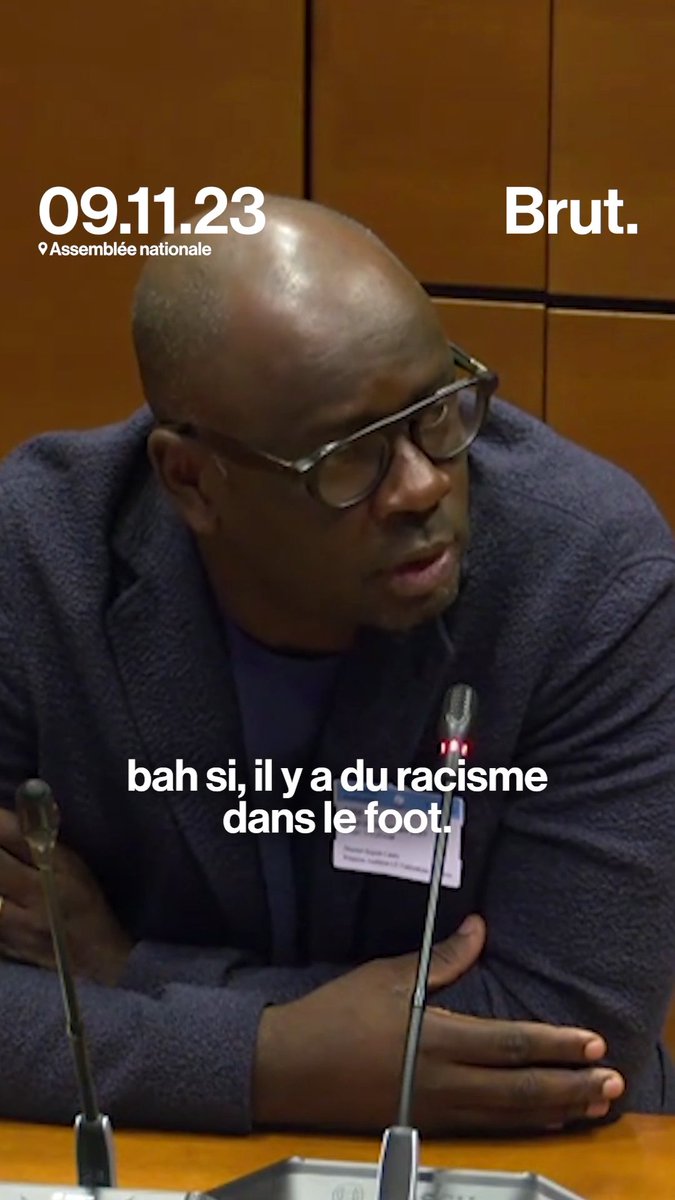 "C'est extrêmement dangereux de nier le racisme, et venant de la Fédération française de foot, c'est juste surréaliste." Les mots forts de Lilian Thuram à l'Assemblée nationale à propos du racisme dans le football.