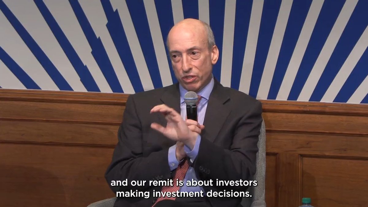 I’ve said it plenty of times, and I'll say it again: U.S. Securities and Exchange Commission is not a climate regulator. We’re a disclosure-based regulator and we’re working to bring consistency and comparability for investors, helping to ensure that registrants make full, fair and truthful disclosure.