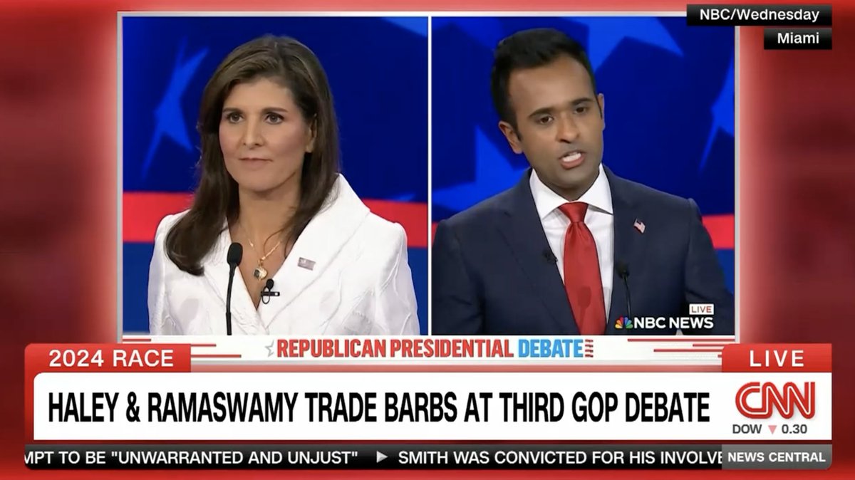 GOP presidential hopefuls Nikki Haley and Vivek Ramaswamy trade barbs, and other top moments from the third Republican presidential debate