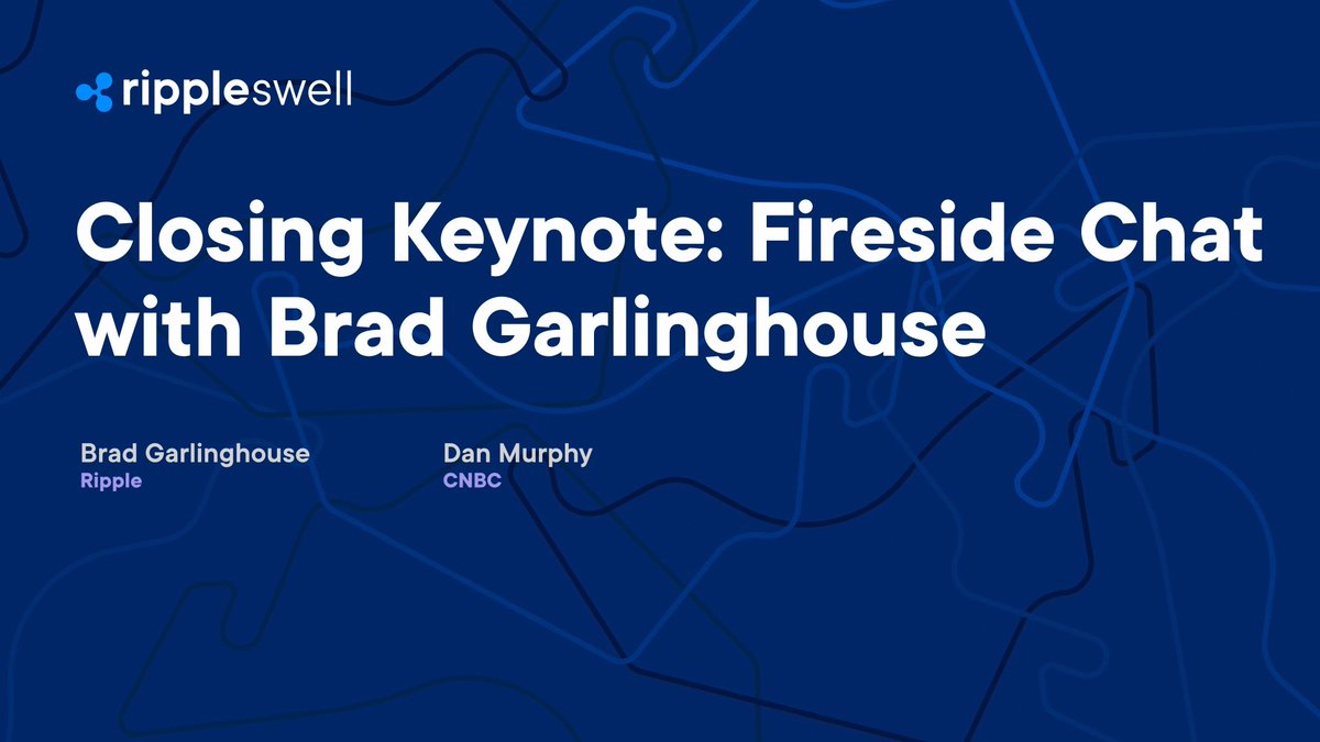 One word: Opportunity. Closing out #RippleSwell, Brad Garlinghouse weighs in on the resilience of the industry despite massive headwinds in a fireside chat with CNBC’s Dan Murphy.