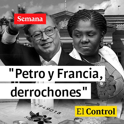"No les importa la salud de nadie. Esos impuestos 'saludables' no son sino un pretexto para seguirnos sacando plata. Qué incoherencia. Derrochones": MARIA ANDREA NIETO le hace #ElControl al presidente Gustavo Petro y a Francia Márquez.
