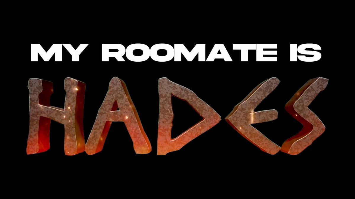 Living with someone can be hell. My Roommate is Hades, premieres this Saturday. 🔥