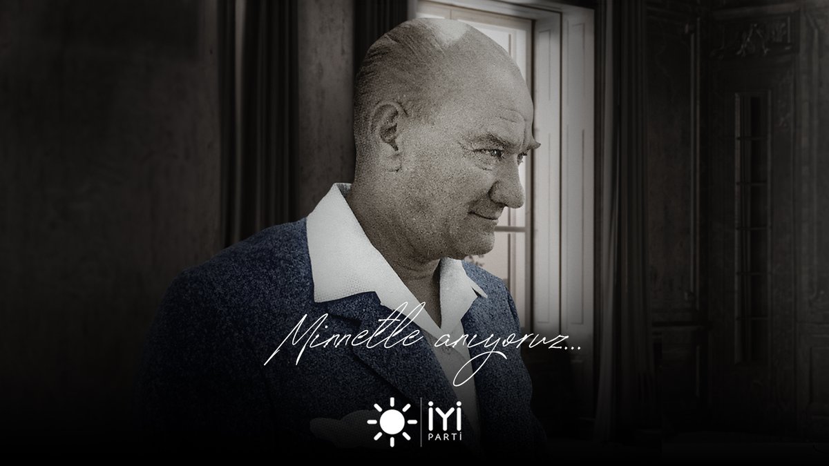Binlerce yıllık Türk tarihinin en şanlı liderlerinden Gazi Mustafa Kemal Atatürk'ümüzü, Kurtardığı vatanın ve kurduğu cumhuriyetin topraklarından; Kalbimizdeki sonsuz sevgi, içimizi sızlatan özlem ve duyduğumuz büyük minnetle selamlıyor, Saygı, rahmet ve hüzünle anıyoruz.♾