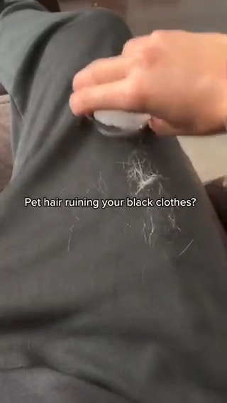 Tired of pet hair ruining your outfits? This is for you! 👉