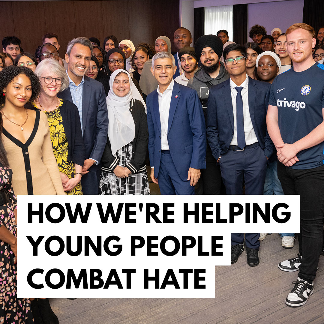Here in London we’re empowering young people to identify and challenge hate crime. Now more than ever it is vital that we stand united against hate in all its forms, and I’m incredibly proud of these dedicated, inspiring young people.