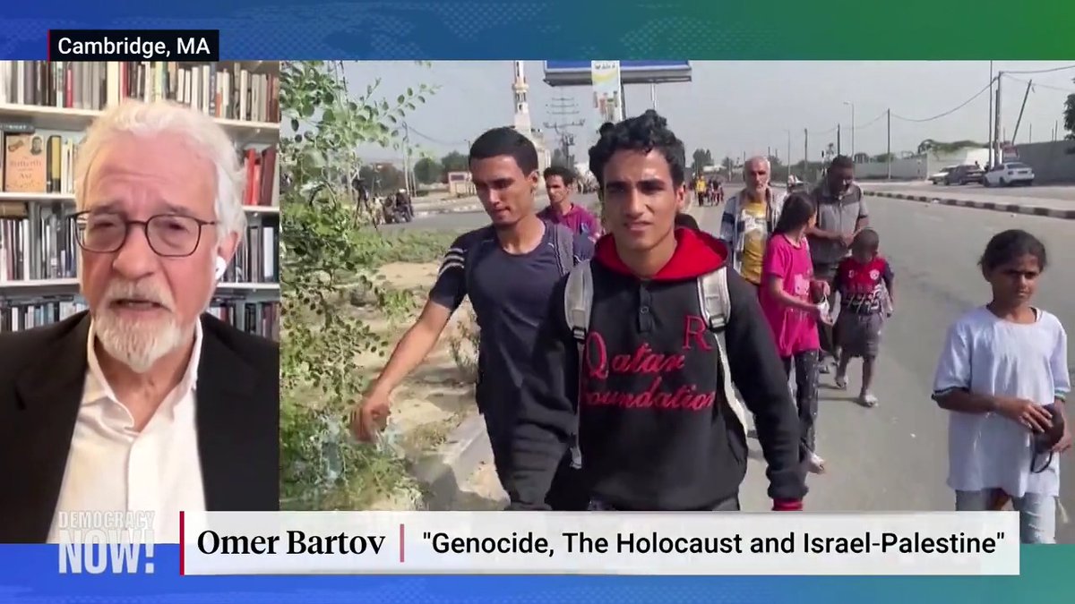 Professor of Holocaust and genocide studies Omer Bartov عومر بَرتوف עמר ברטוב explains the origins of the phrase “from the river to the sea,” and discusses what he sees as the political solution to the Israel-Palestine national conflict.
