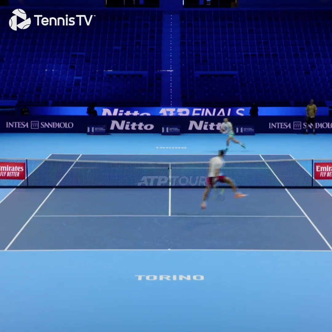 You can see why Djokovic and Alcaraz like practicing together... another level. 👌