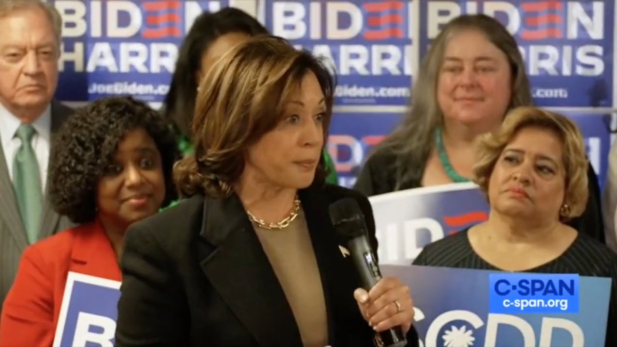 Vice President Harris: Did anyone notice what happened on Tuesday? From Ohio to Virginia, the people voted for freedom. This is a fight for, not against