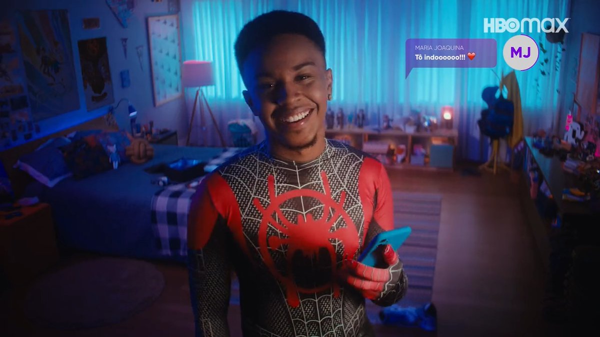 Pra mim o Miles Morales sempre teve energia de brasileiro. E não existe brasileiro mais Miles Morales do que o Jean Paulo 🕷️🇧🇷 Homem-Aranha: Através do Aranhaverso, um dos maiores filmes de animação do ano, já está disponível na HBO Max.