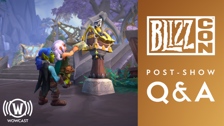 Tune in to the post-BlizzCon Q&amp;A: ⚔️ The War Within 🧭 Season of Discovery 🔥 Cataclysm Classic Watch Now:
