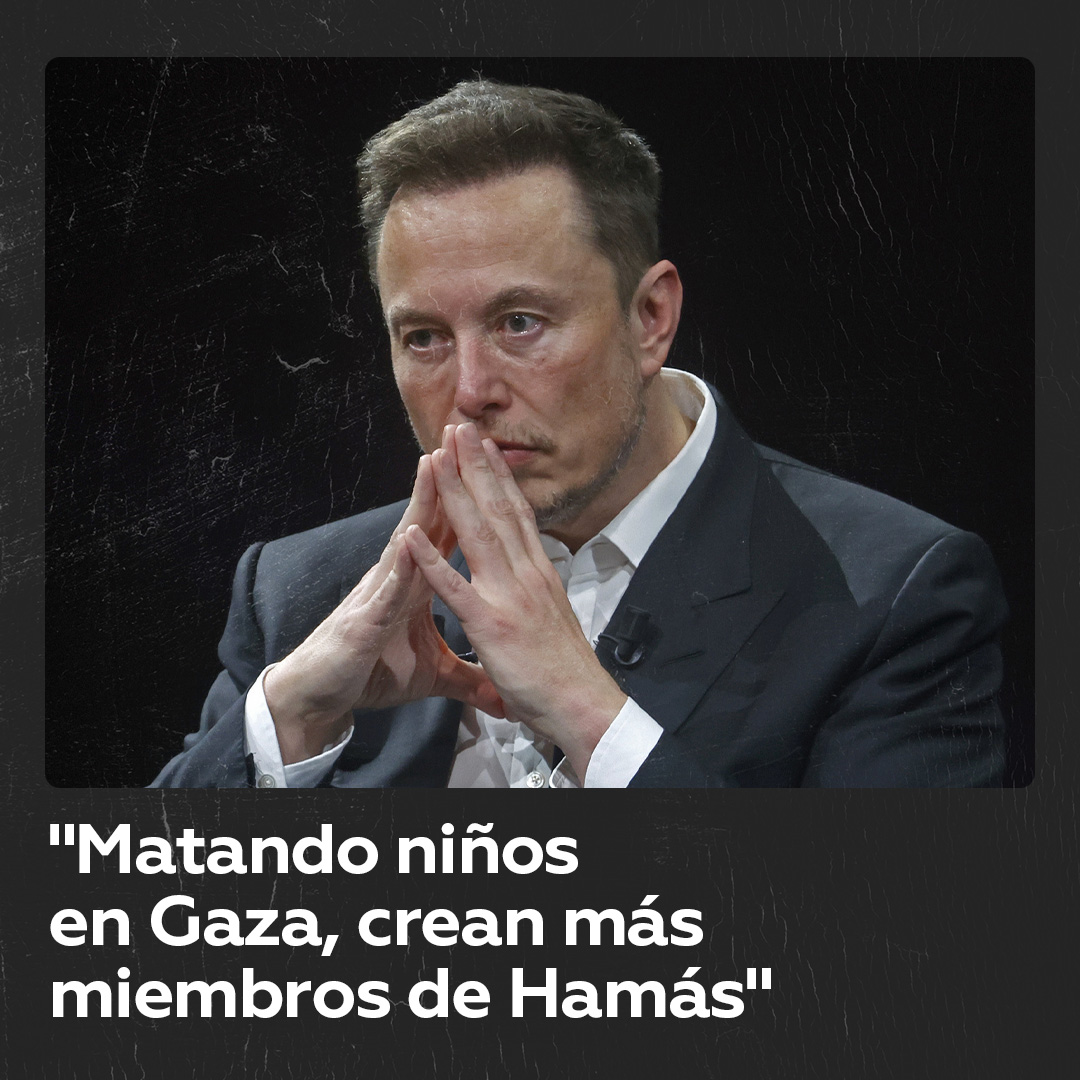 Durante una conversación sobre el conflicto palestino-israelí, el empresario estadounidense Elon Musk recalcó que Israel, cuando mata a niños en la Franja de Gaza, consigue que Hamás amplíe sus filas.