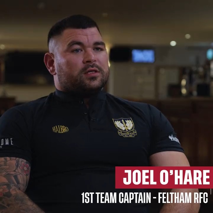"It's a bond you get through sport..." 🤝 Scaffolder & Feltham Rugby Club captain Joel O'Hare knows how vital rugby is to him, and you can see his team take on Old Caterhamians RFC IIs LIVE on Saturday as the grassroots game gets the full social media treatment 🌟 #PlayTogetherStayTogether