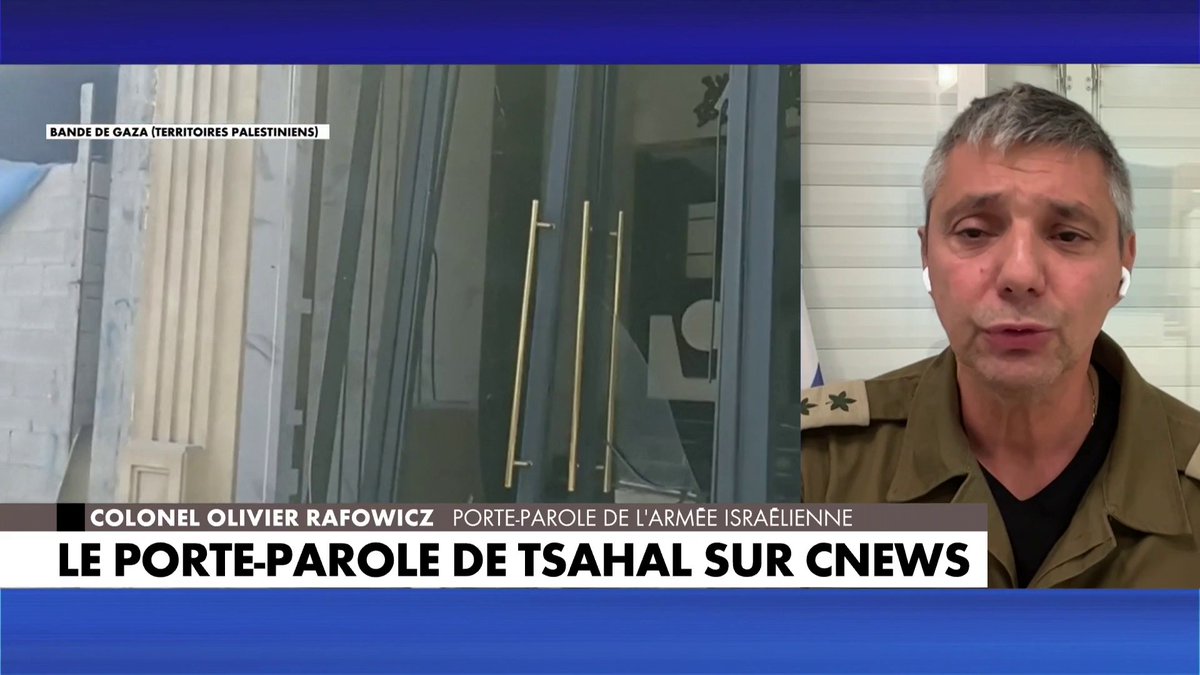 «Quand on parle de cessez-le-feu, c'est hors propos, je rappelle que cette guerre a été imposée à Israël le 7 octobre par le Hamas», le Colonel Olivier Rafowicz, porte-parole de Tsahal dans #SoirInfoWE