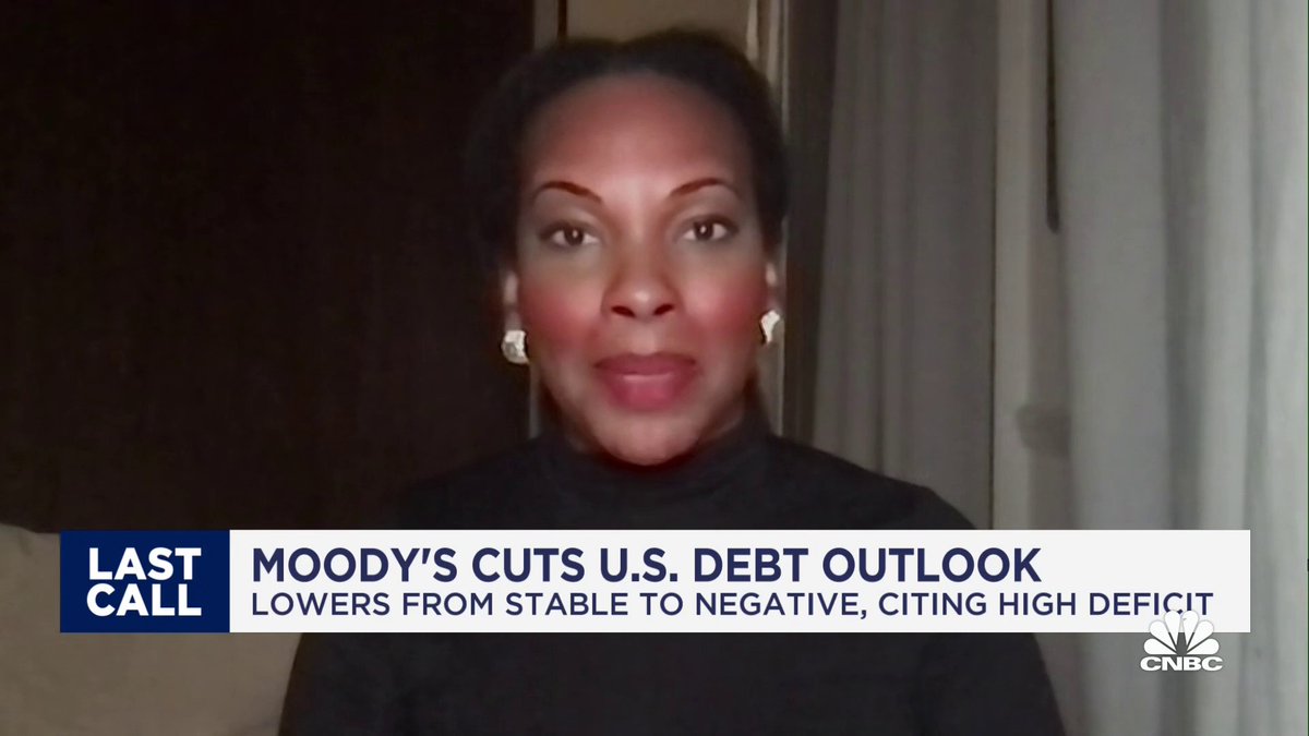“It’s certainly not good. There’s very little that’s good right now in this market," says cleocapital Managing Director @sarahkunst on Moody’s U.S. ratings outlook downgrade.