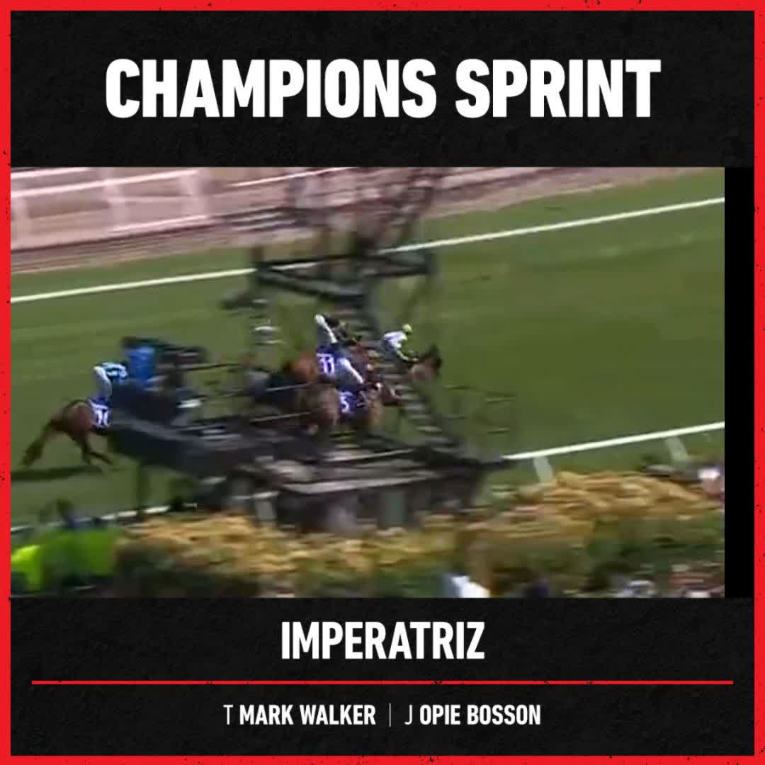 CHAMPION ⭐ Imperatriz wins her third G1 for the spring &amp; ninth in her incredible career! Te Akau Racing Opie bosson
