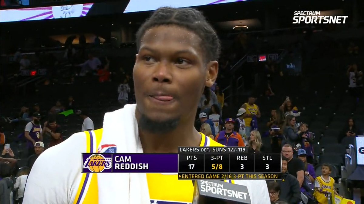 “LeBron told me he believed in me” - Cam Reddish 🔥