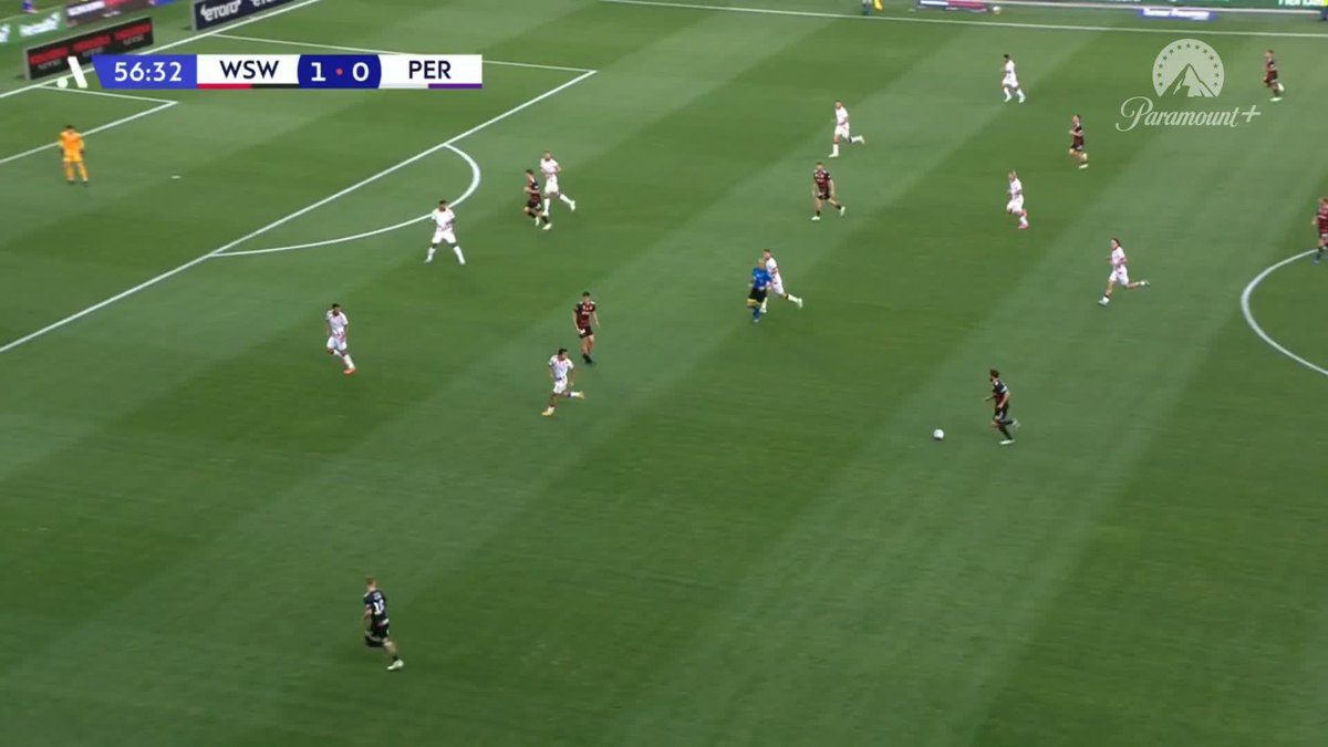WHAT JUST HAPPENED?! 🤯 Tate Russell adds a 2nd for WS Wanderers FC in 'Peak A-League' fashion 😅 Watch #WSWvPER live and exclusive on Paramount+ 📺